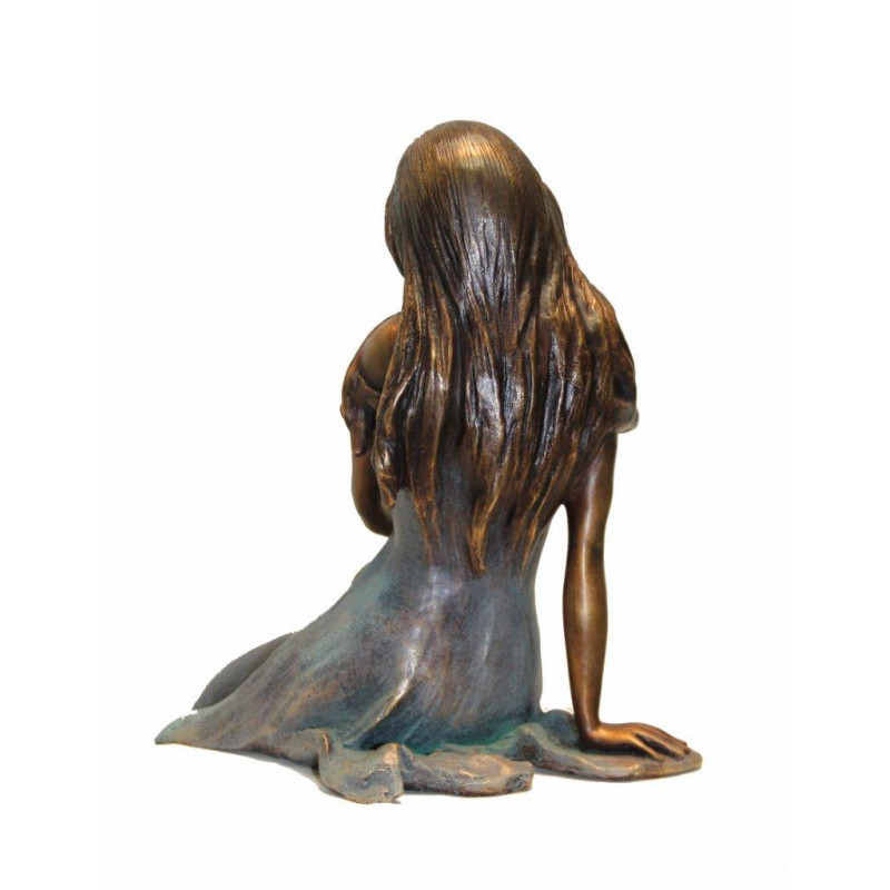 Sculpture En Bronze De Lartiste Manel Vidal Patience 9457