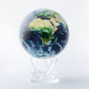 Globe Planète Terre vue satellite Mova