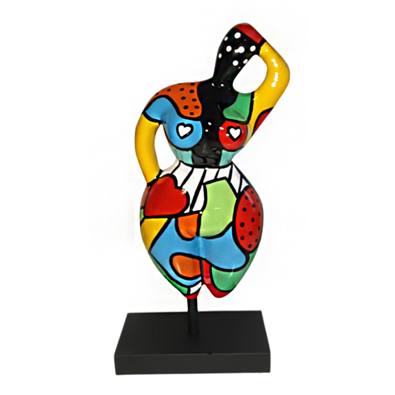 Sculpture baigneuse moderne couleur blanc